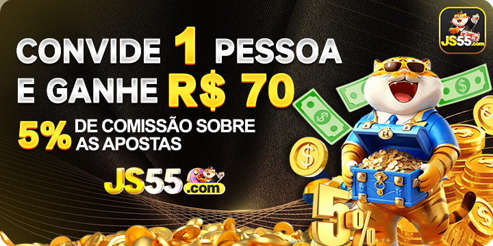 CONVIDE 1 PESSOA E GANHE R$ 70 5% DE COMISSAO SOBRE AS APOSTAS