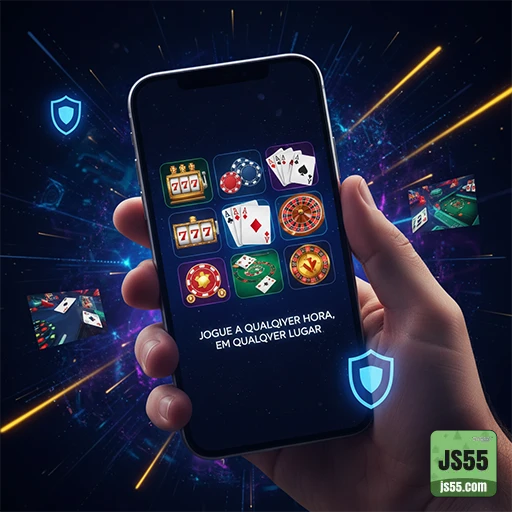 Aplicativo móvel js55 para iOS e Android